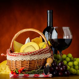 Wine & Cheese Basket